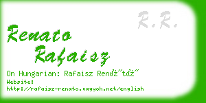 renato rafaisz business card